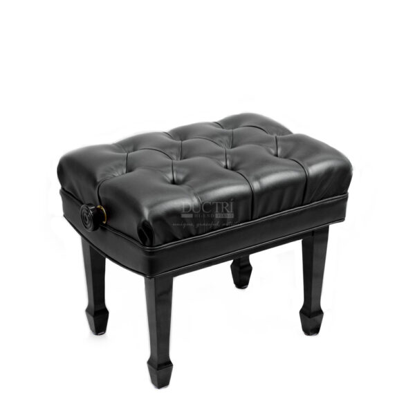 Ghế đàn piano cơ màu đen - Piano Đức Trí