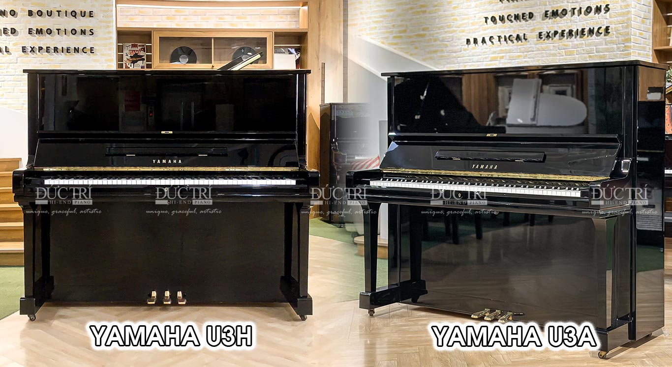 So sánh đàn piano Yamaha U3H và Yamaha U3A