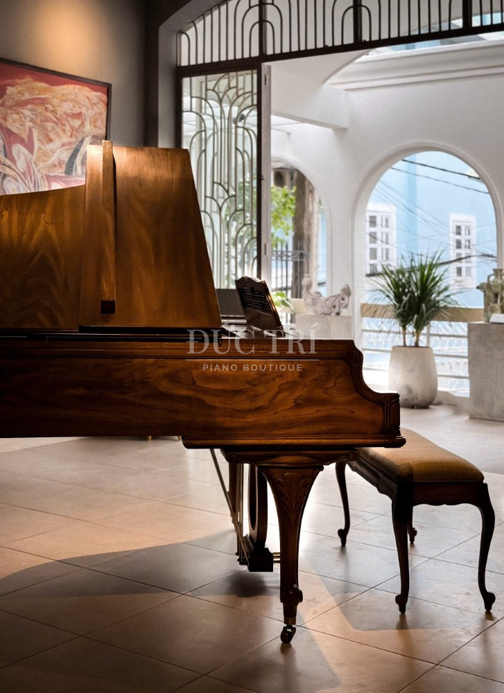 Nap dan cua dan Kimball Art Case Kimball Art Case Nắp đàn của đàn Kimball Art Case