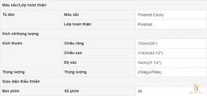 thông số kỹ thuật của yamaha jx113