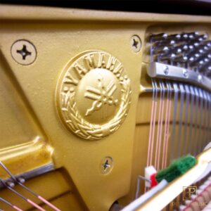 Đàn Piano Yamaha U30BiC - Logo Yamaha khắc nổi bật