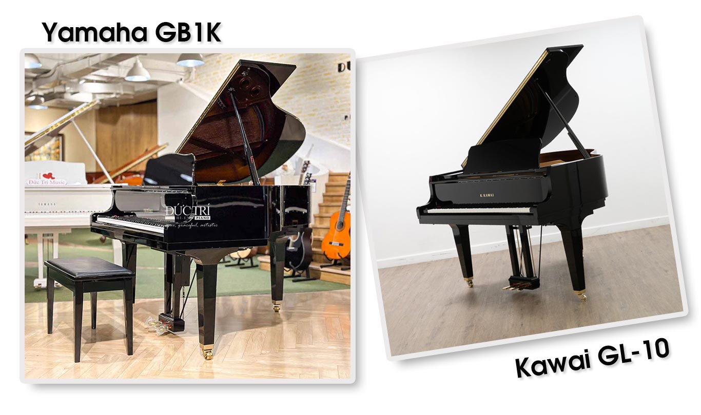 So sánh đàn piano Yamaha GB1K và Kawai GL10