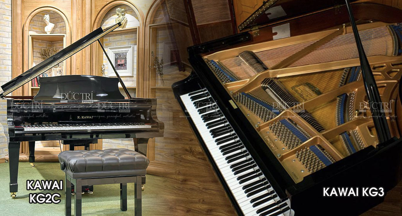 So sánh đàn piano kawai kg2c với Kawai KG3