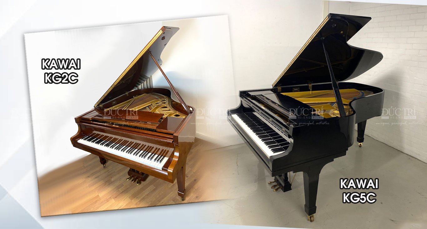 So sánh đàn piano kawai kg5c với kawai kg2c