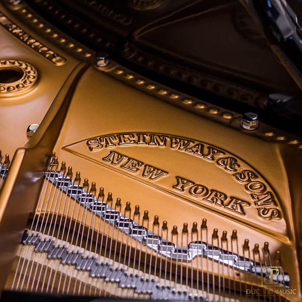 Đàn Piano Steinway & Sons Model D - Thương hiệu trên khung đàn