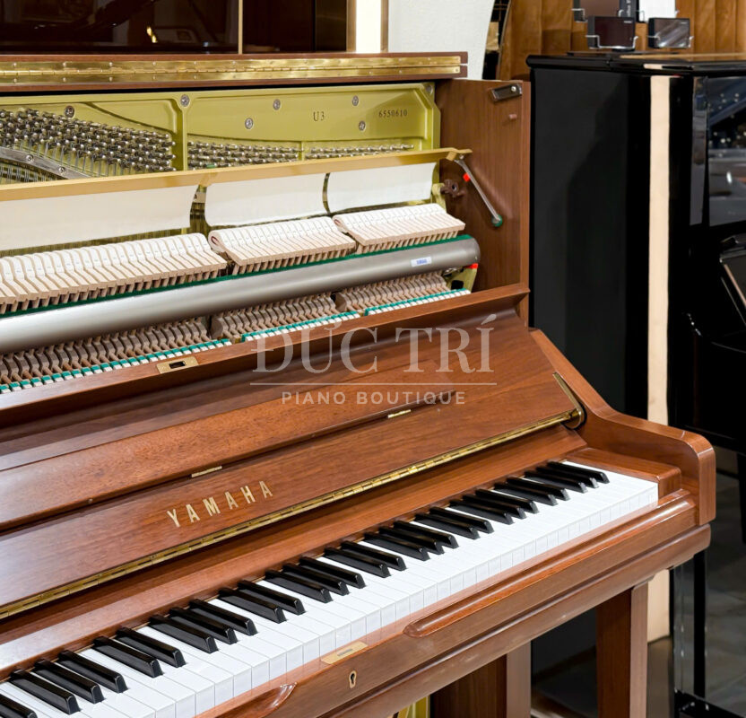 Ban phim dan piano Yamaha U3 WN so sánh đàn piano Yamaha và Steinway Bàn phím đàn piano Yamaha U3 WN