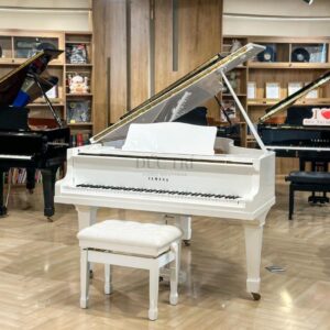 Phía trước đàn piano Yamaha G2