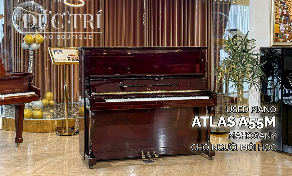 Đàn Piano Atlas A55M piano đức trí