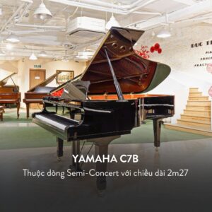 Grand Piano Yamaha C7B được thiết kế sang trọng và hiện đại