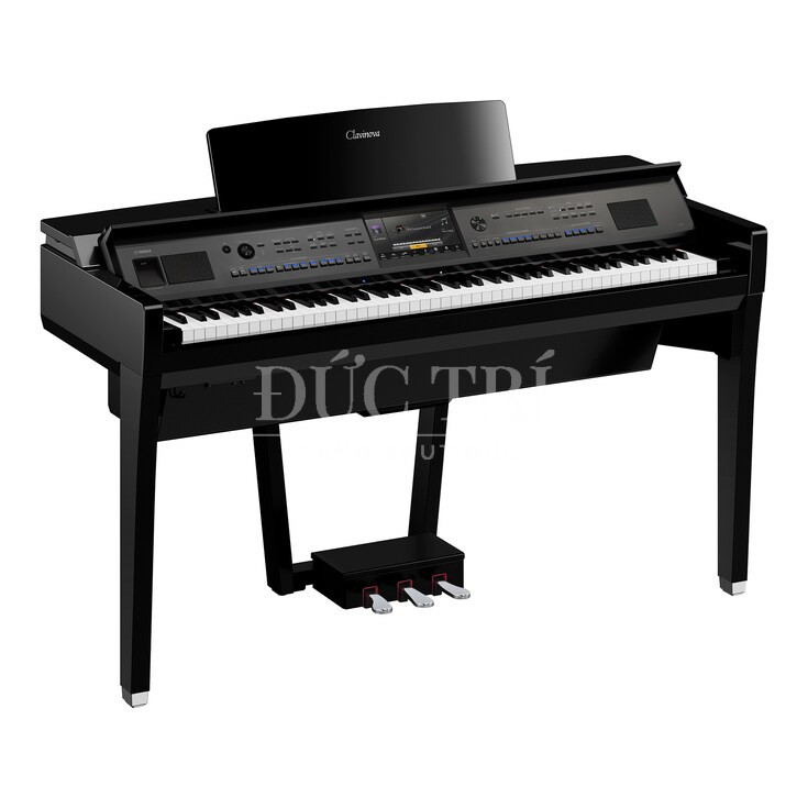 Đàn piano Yamaha CVP-909B màu đen bóng piano đức trí