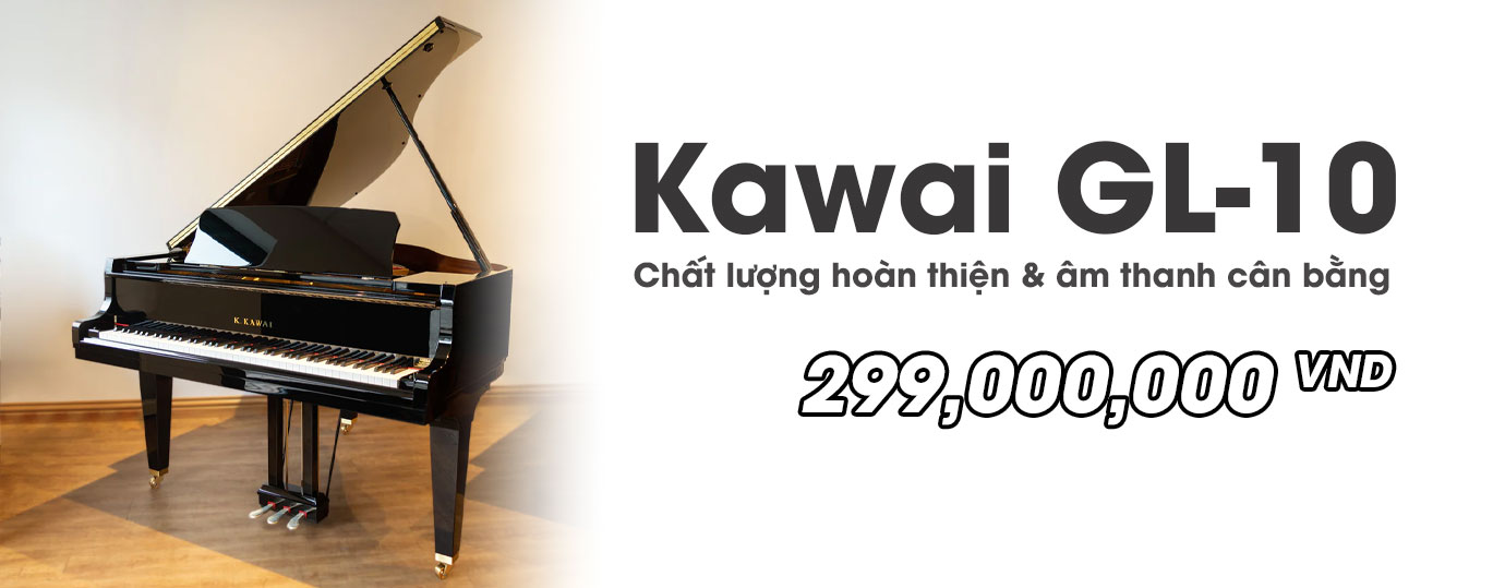 Đàn Piano Kawai GL10 giá bán lẻ 299 triệu