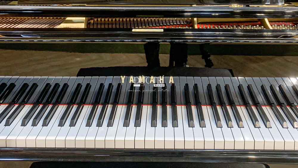 Bàn phím của Đàn Piano Yamaha G3B có độ phản hồi tốt