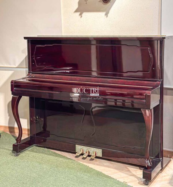 Đàn Piano Rolex KR22 màu gỗ chân cong