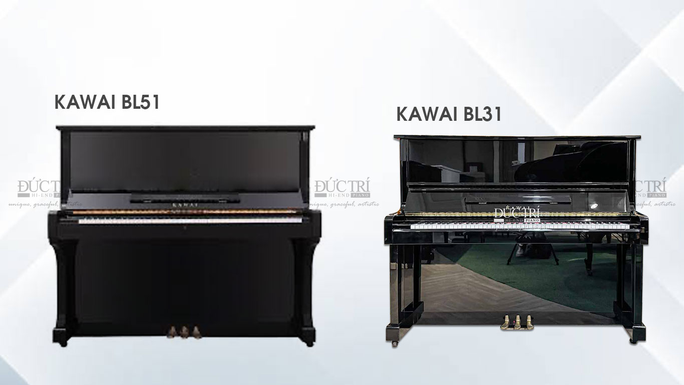 So sánh đàn piano Kawai BL31 với đàn Kawai BL51