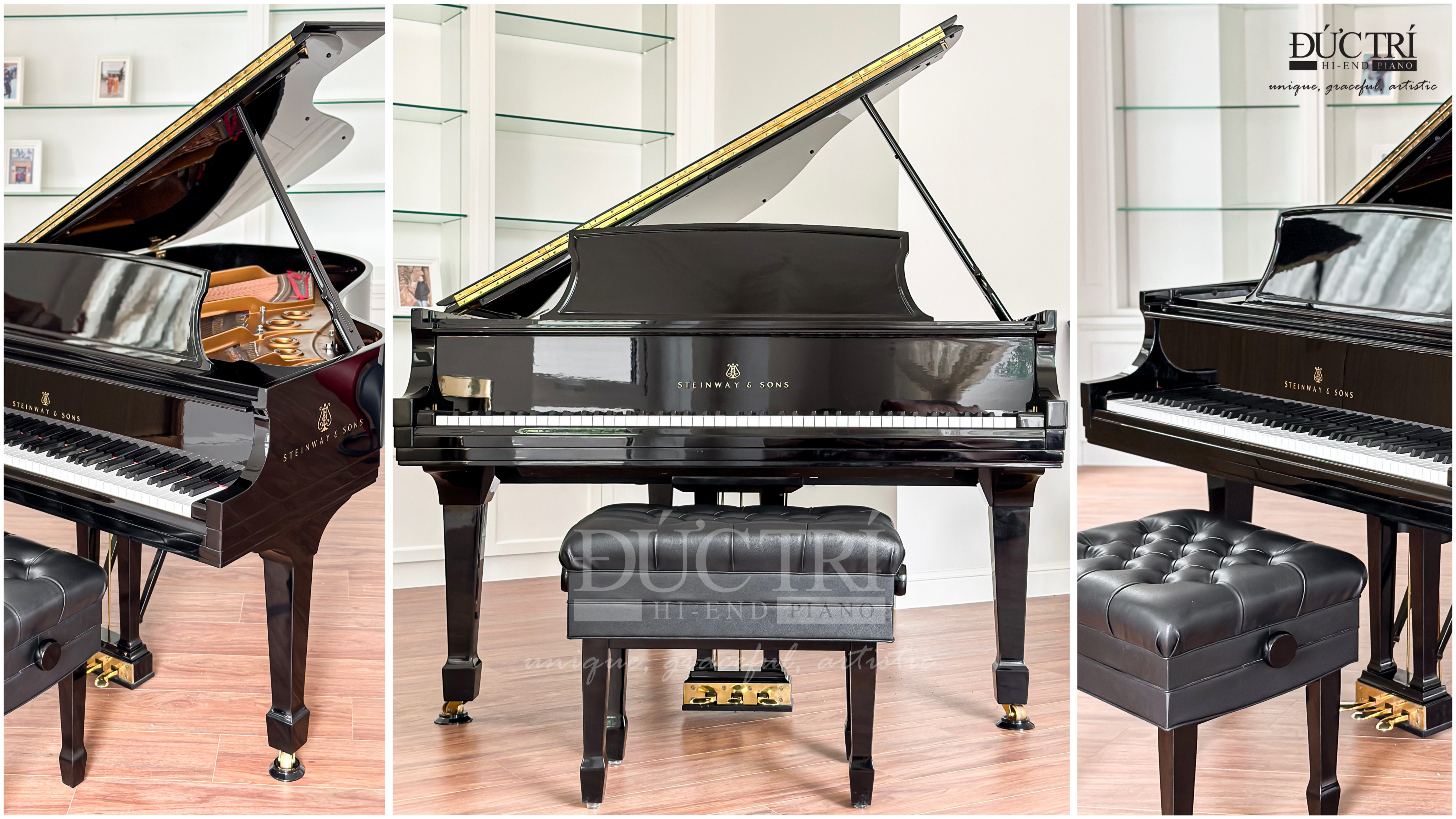 Đàn Grand Piano Steinway & Sons Model L Tích Hợp Hệ Thống Tự Động Chơi Piano Disc