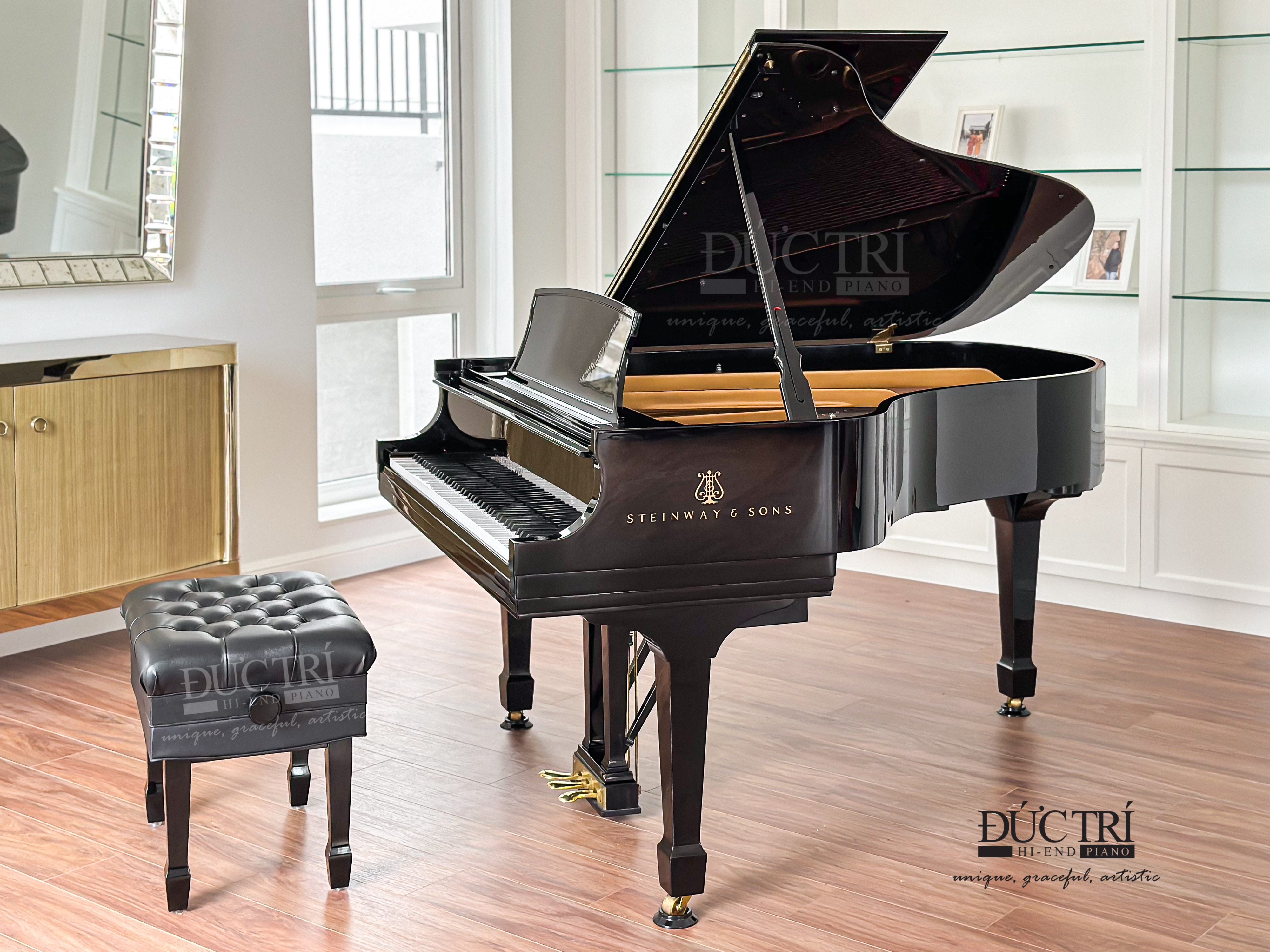 Steinway & Sons Model L cao cấp được phân phối bởi Đức Trí Music