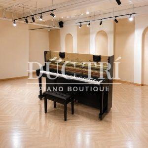 Đàn piano Yamaha DUP10 mở nắp phía trên