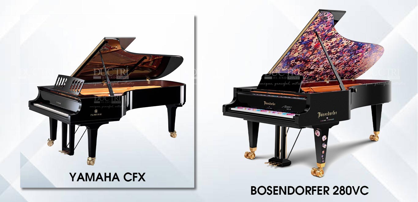 So sánh Yamaha CFX và Bosendorfer 280VC 