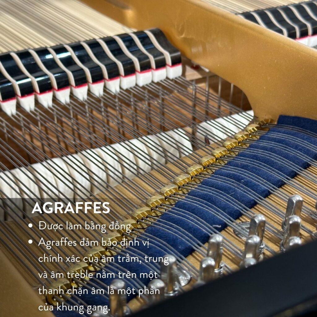 Agraffes đàn C.Bechtein A.288