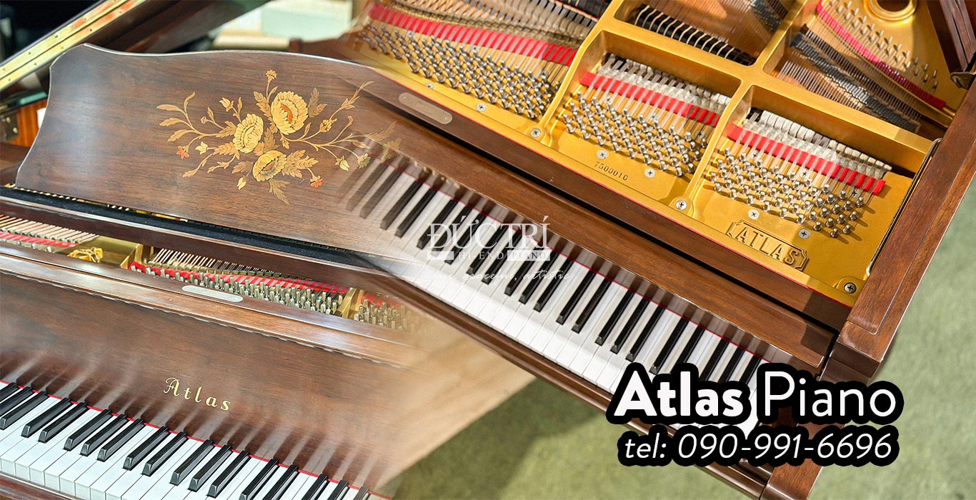 Atlas có bề dày lịch sử 100 năm, một trong bốn nhà sản xuất đàn piano hàng đầu tại Nhật Bản