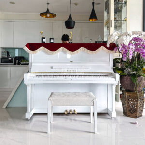 Đàn Piano Yamaha U3H PWH màu trắng