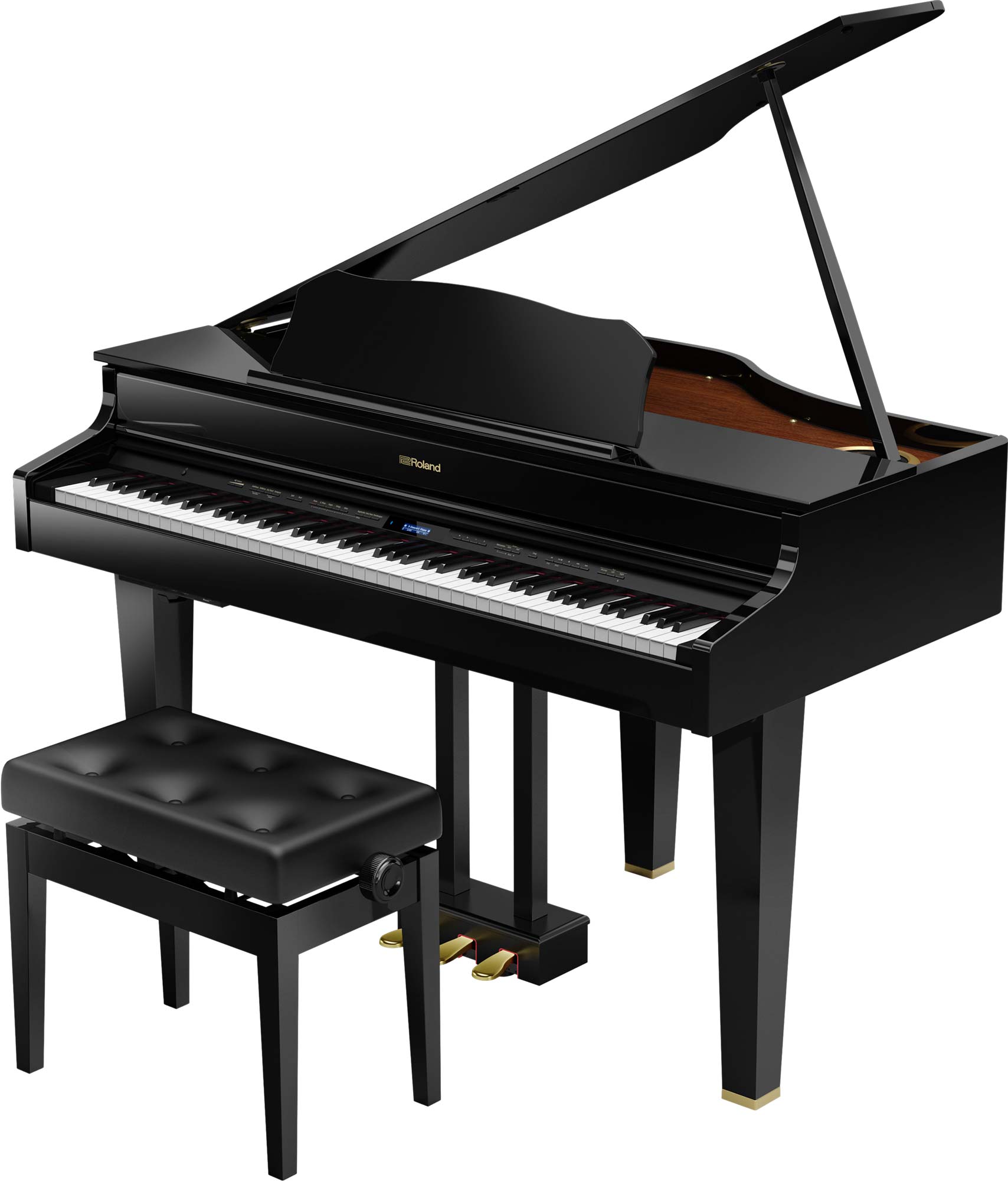 Roland GP-607 là một cây baby Grand Piano điện tử, phù hợp cho các không gian sống nhỏ gọn