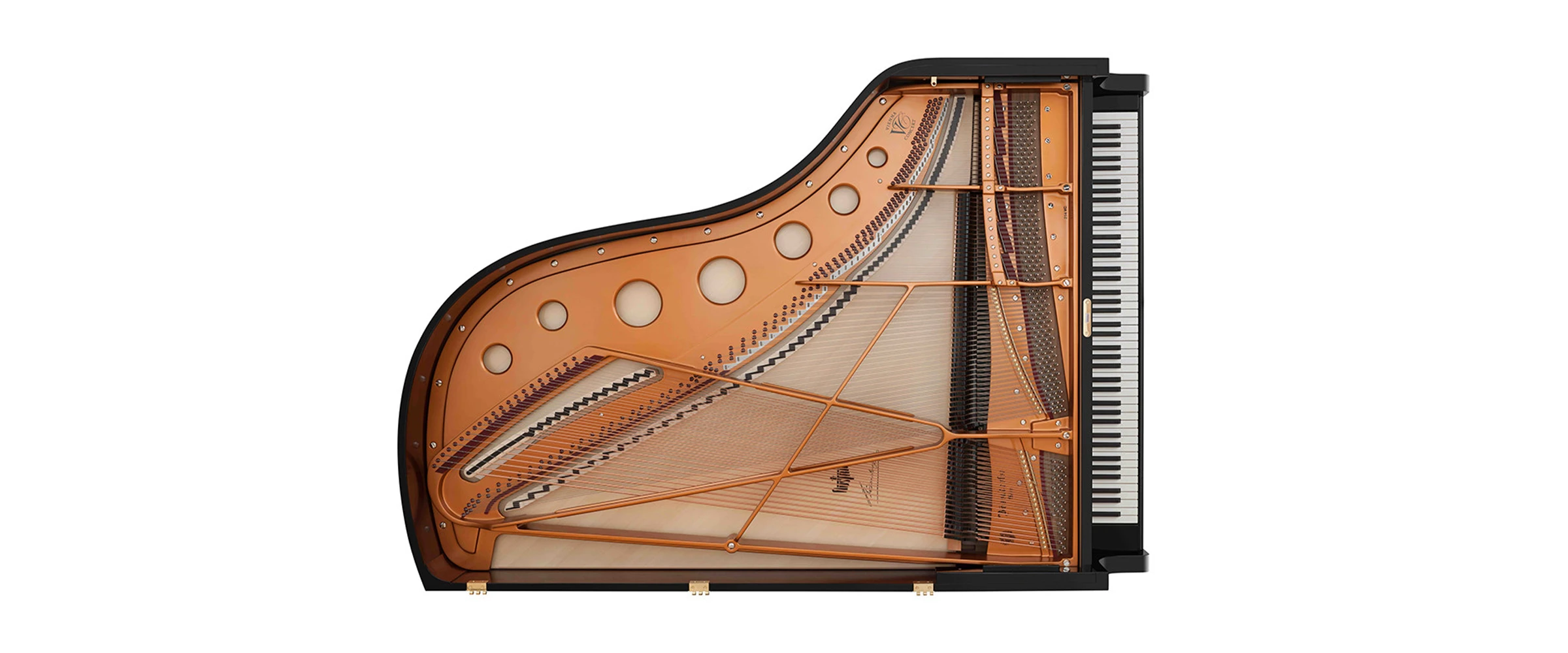 Bảng âm của Bösendorfer 214VC