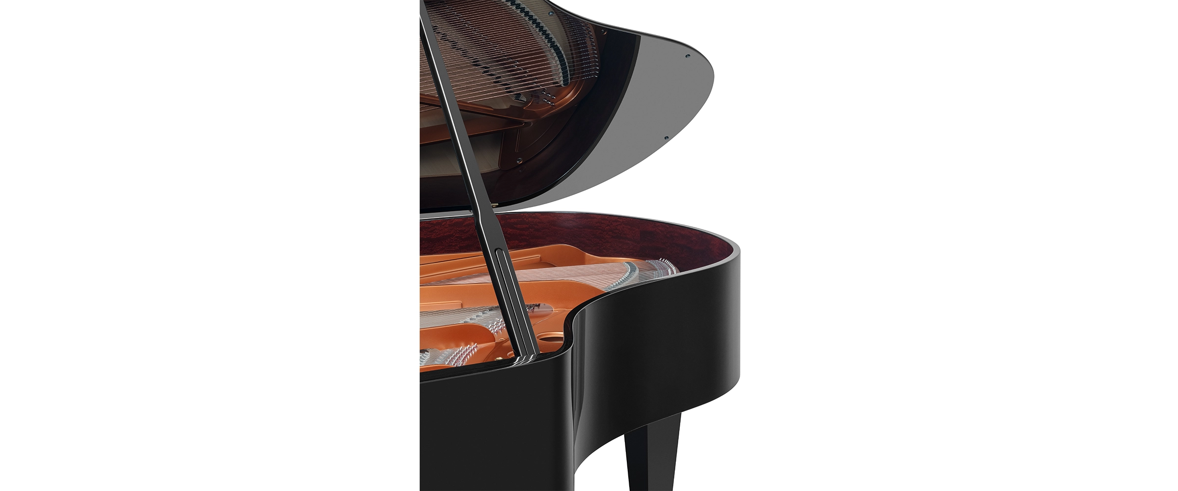 Bên trong khung đàn Bösendorfer 185VC