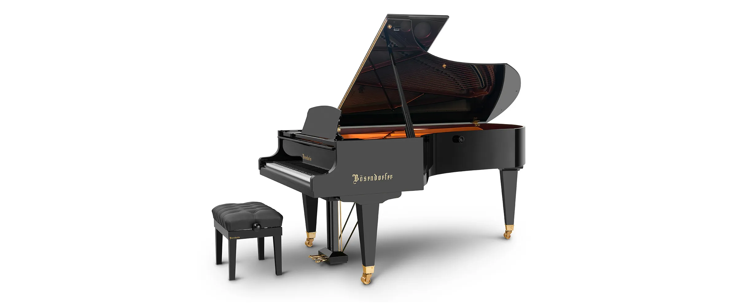 Bösendorfer 225 được sản xuất cùng ghế đàn piano dòng concert chuyên nghiệp