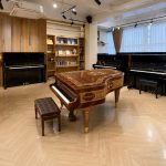 Cận cảnh góc nhìn thư viện đàn piano Bösendorfer Artisan
