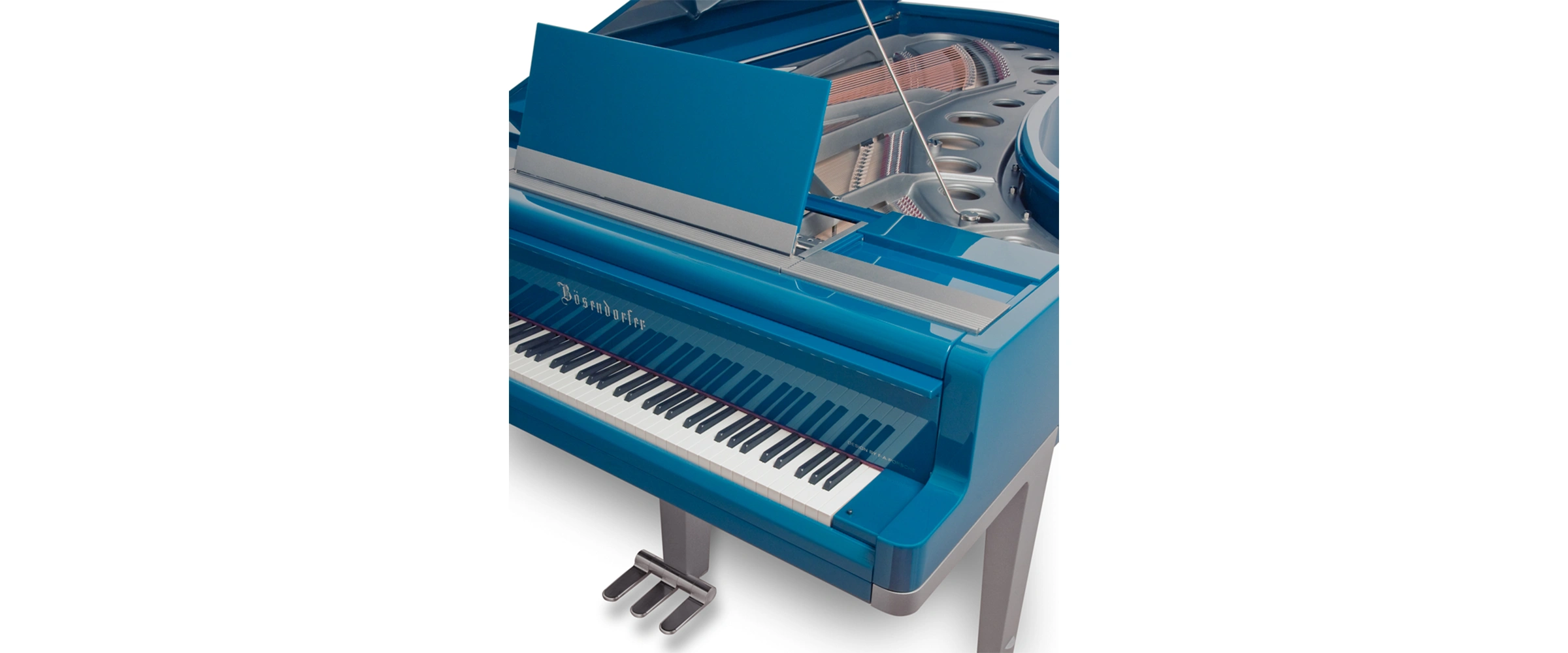 Chi tiết trên Bösendorfer Porsche 280VC Blue