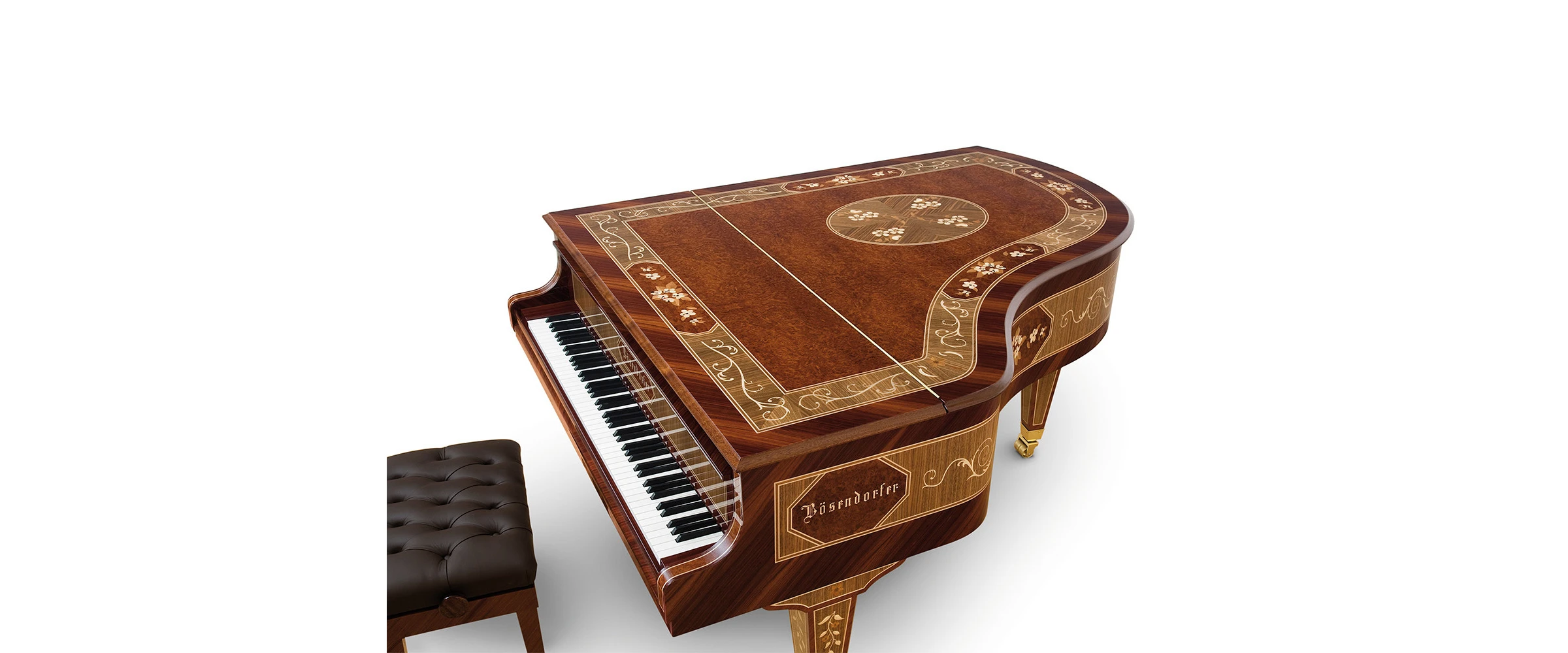 Mặt trên nắp đàn Piano Bösendorfer Artisan