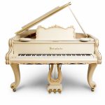 Phía trước của đàn Bösendorfer Baroque