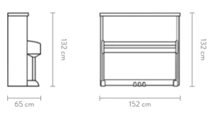 Thông số kỹ thuật của đàn piano Bosendorfer 130CL