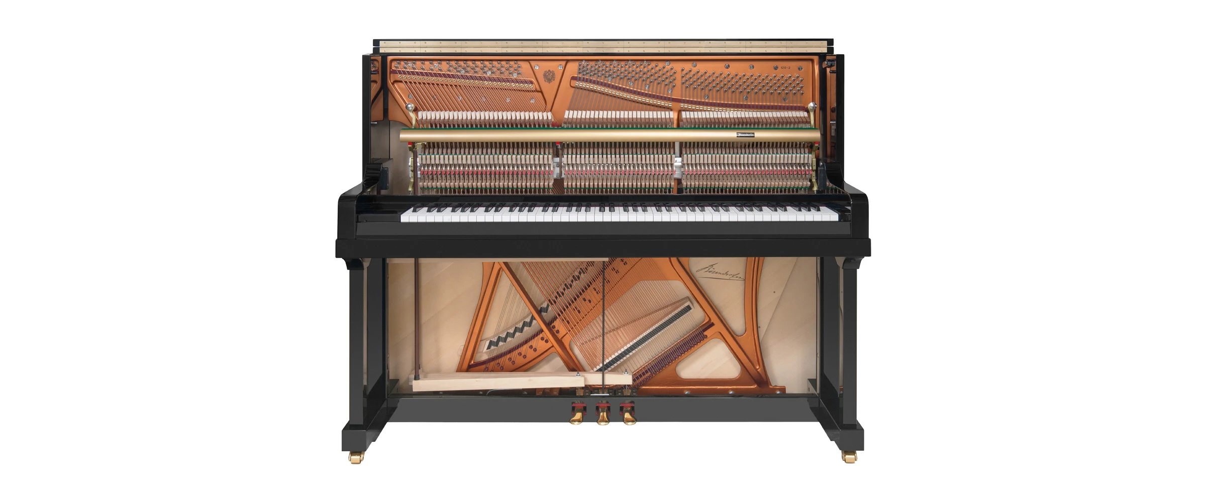 Toàn bộ Khung kim loại và bộ máy cơ của Bösendorfer 120