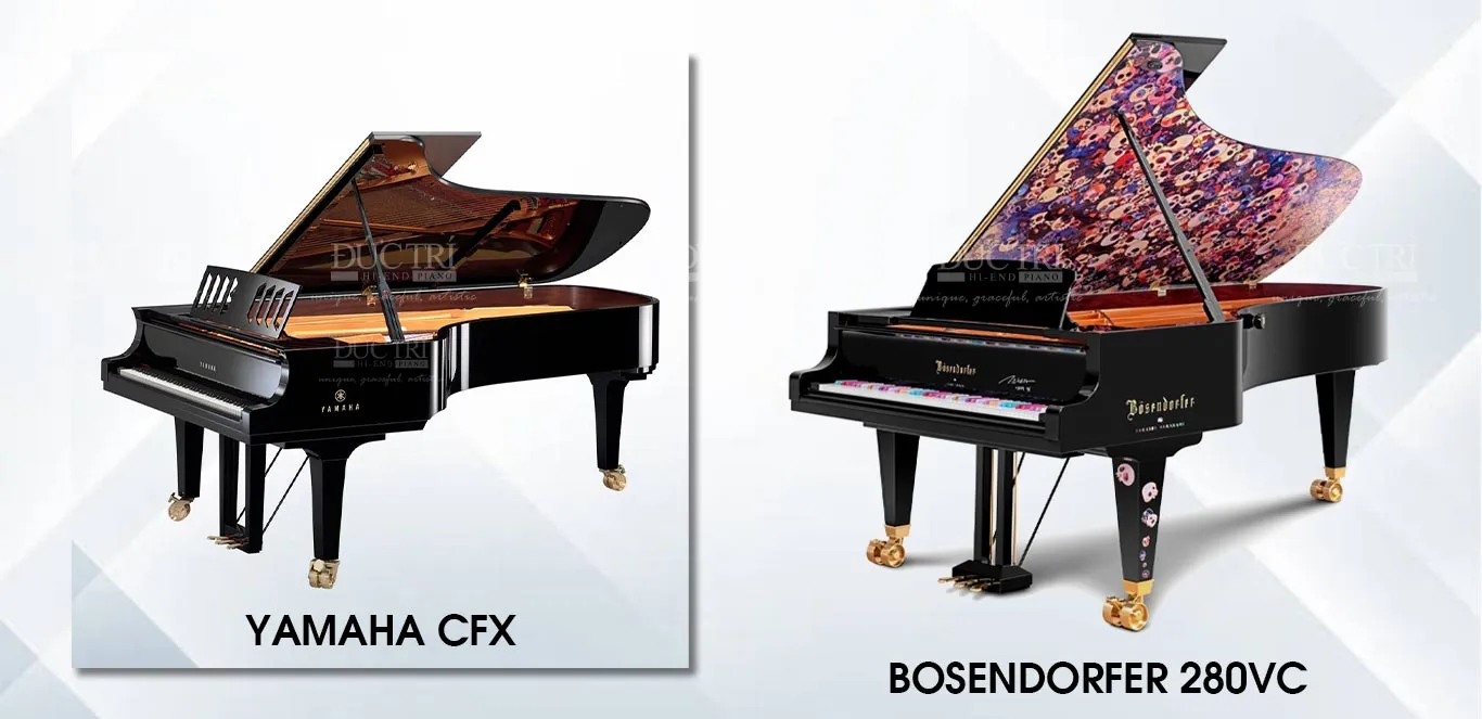 so sánh yamaha cfx và bosendorfer 280vc