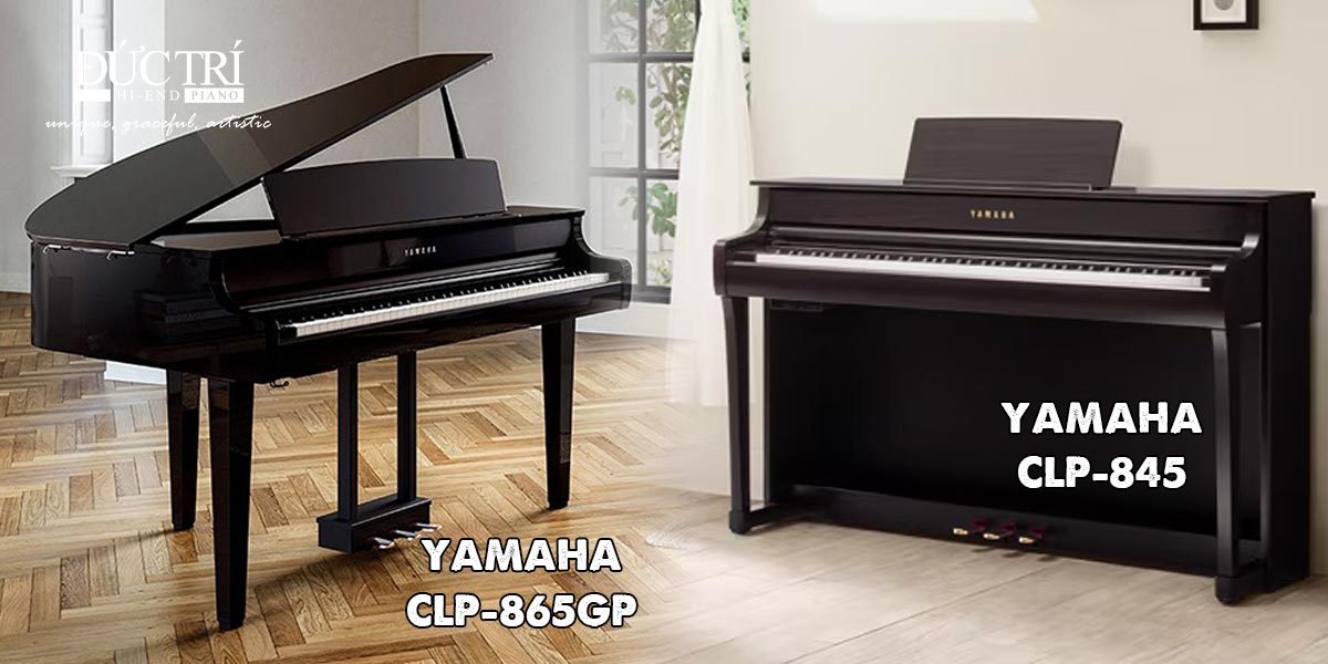 So sánh đàn piano Yamaha CLP-845 với CLP-865GP