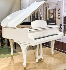 Grand Piano Knabe & Co Louis XV Trắng Cao Cấp