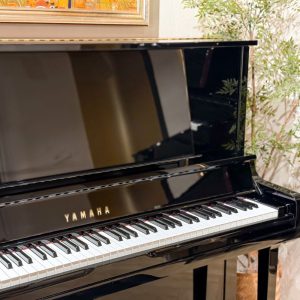 Màu đen bóng trên đàn Yamaha Ux30Bl