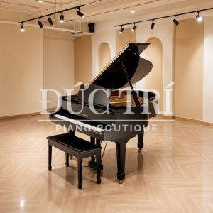 Đàn grand piano Yamaha G2A màu đen bóng mở nắp kèm ghế