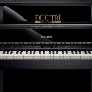 Logo và bàn phím chiếc đàn Piano Roland LX-10F