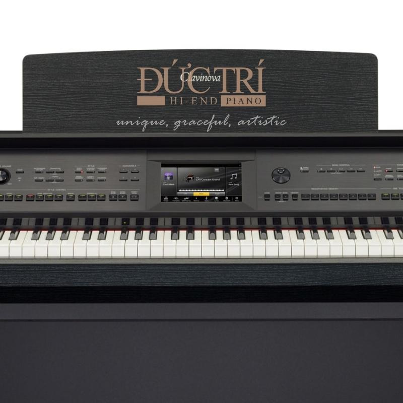 Logo và bàn phím chiếc đàn Piano Yamaha CVP-909GP
