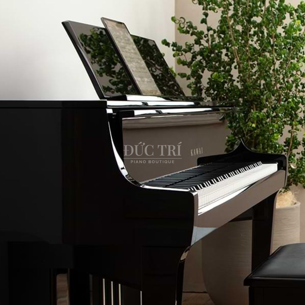 Mat ben cua dan Thiet ke dan Kawai NV10S Kawai NV10S Mặt bên của đàn Thiết kế đàn Kawai NV10S