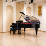Mặt sau đàn Bösendorfer The Great Wave off Kanagawa