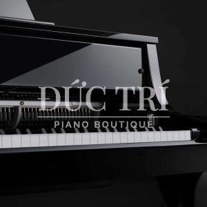 Màu đen bóng trên đàn Thiết kế đàn Kawai NV10S
