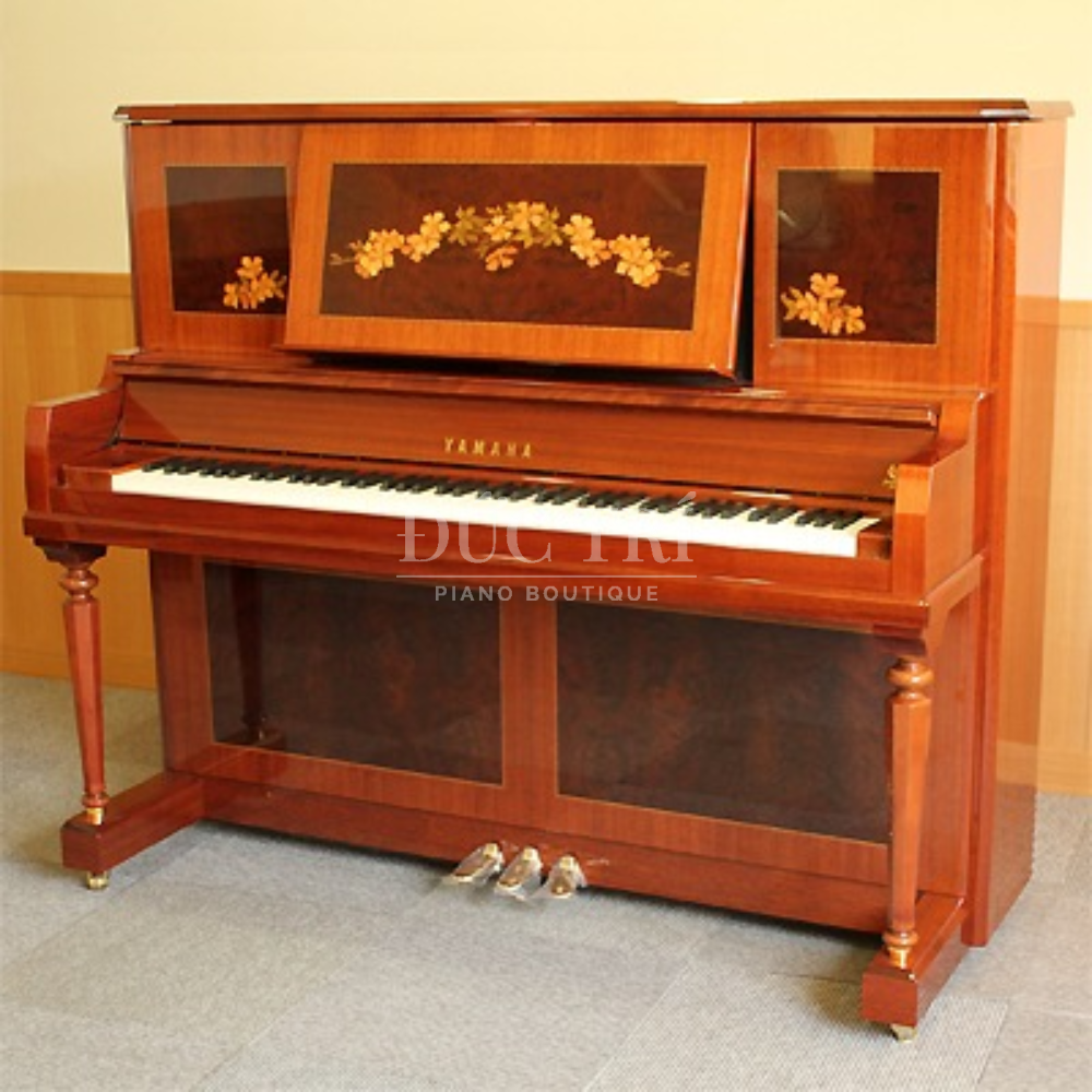 Vat lieu lam dan bang go van sam chon loc Yamaha YU5CE Vật liệu làm đàn bằng gỗ vân sam chọn lọc