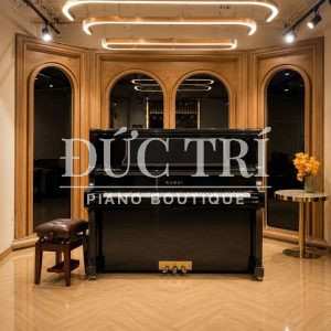 Đàn piano upright Kawai K-15E với góc nhìn chính diện