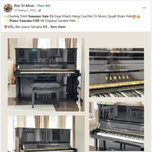 Bài viết chia sẻ khoảnh khắc bàn giao đàn piano Yamaha U3H đến nhà khách hàng tại Cityland Garden Hills của Piano Đức Trí