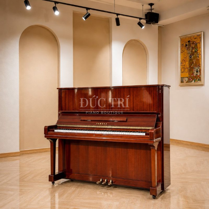 Đàn Yamaha U3H màu gỗ tại Đức Trí Piano Boutique