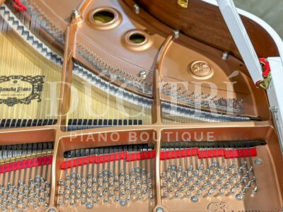 Dây và nút chỉnh dây đàn piano Yamaha C3X Whithe New